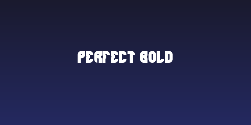 perfect Bold Social Header