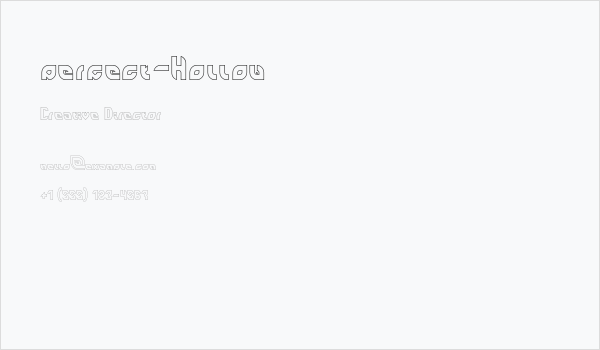 perfect-Hollow Business Card