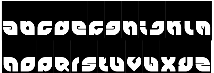 perfect-Inverse Font LOWERCASE