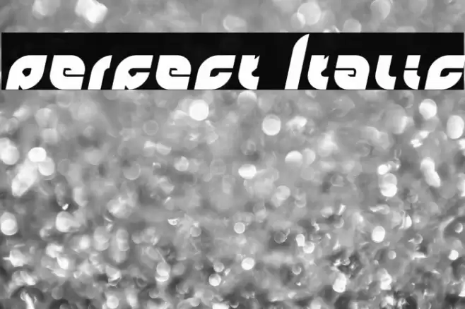 perfect Italic Font examples