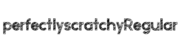 perfectly scratchy Regular  font caratteri gratis