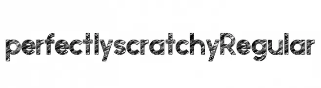 perfectly scratchy Regular  フリーフォントのダウンロード