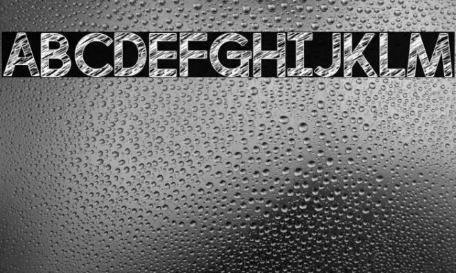 perfectly scratchy Regular Font examples