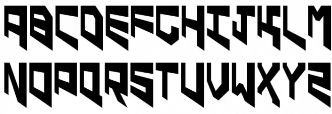 pers Font UPPERCASE
