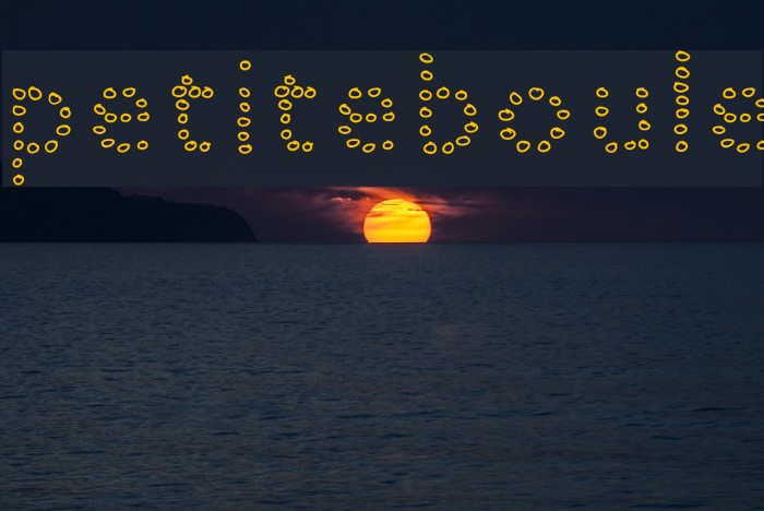 petiteboule Font examples