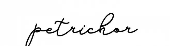 petrichor  Frei Schriftart Herunterladen