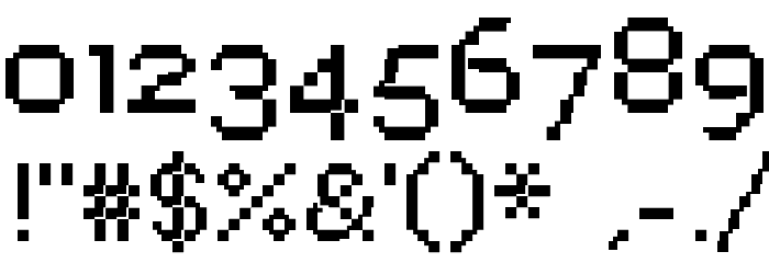 PF Easta Seven Font OTHER CHARS