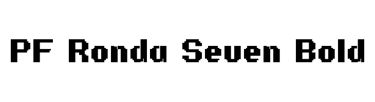 PF Ronda Seven Bold Fonte