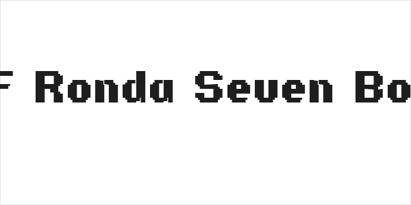 PF Ronda Seven Bold Logo