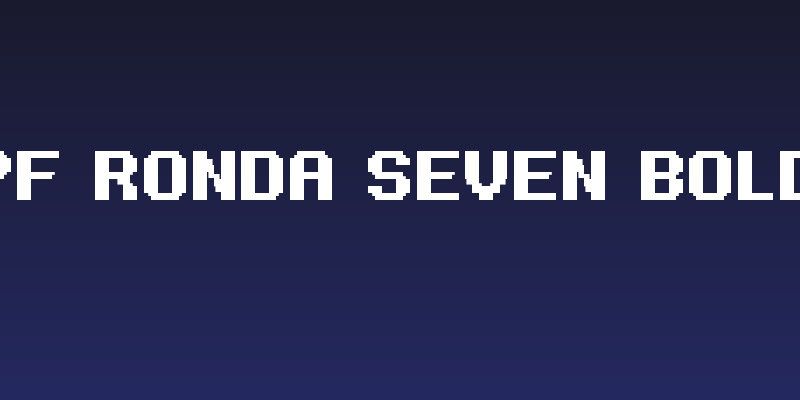 PF Ronda Seven Bold Social Header