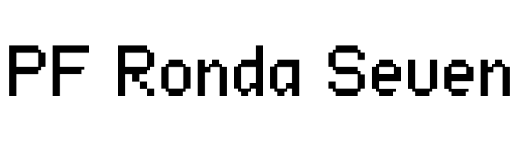 PF Ronda Seven Font