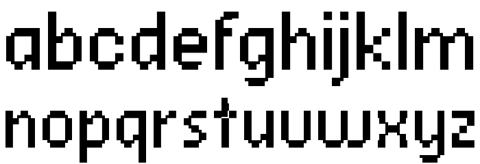 PF Ronda Seven Font LOWERCASE