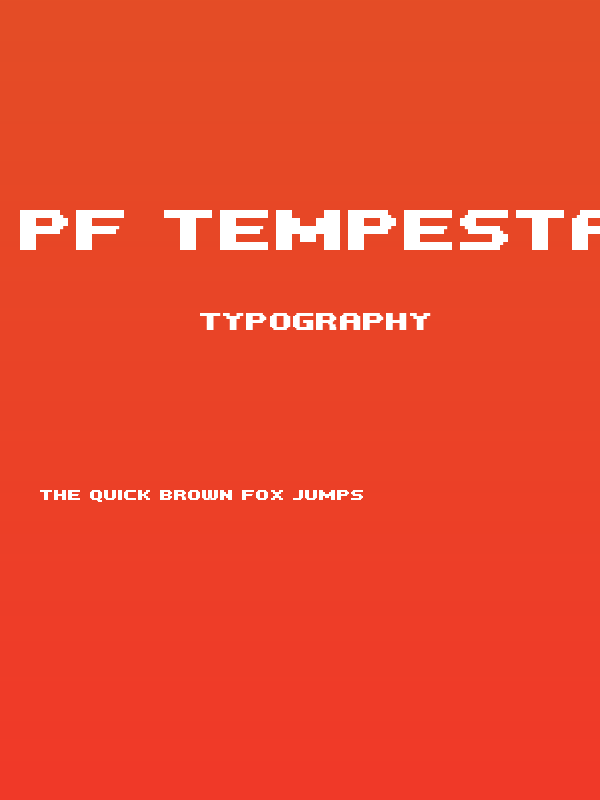 PF Tempesta Five Bold Poster