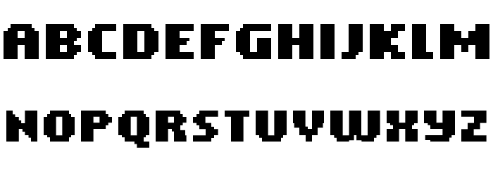PF Tempesta Five Compressed Bold フォント 小文字
