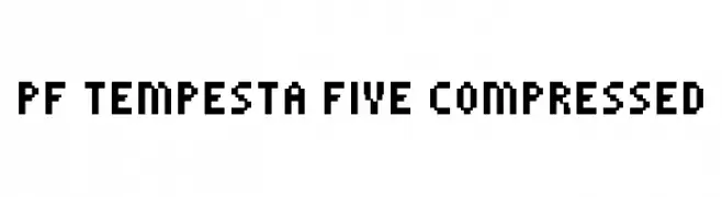 PF Tempesta Five Compressed  Fuentes Gratis Descargar