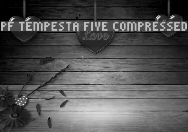 PF Tempesta Five Compressed Caratteri examples