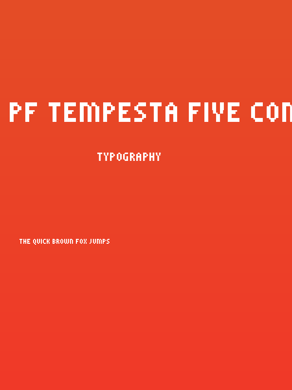 PF Tempesta Five Compressed Poster