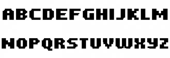PF Tempesta Five Condensed Bold फ़ॉन्ट अपरकेस