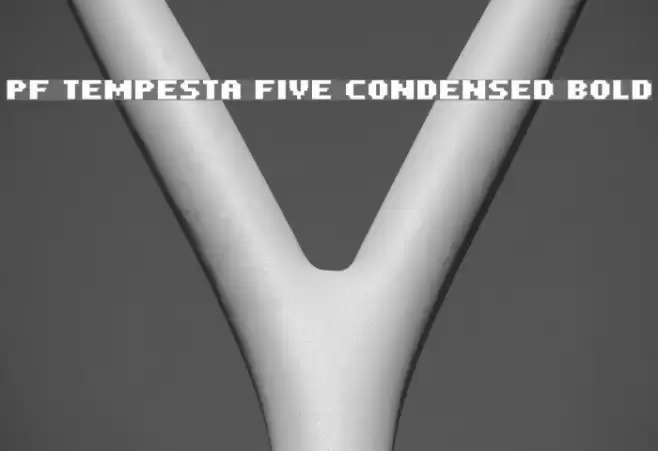 PF Tempesta Five Condensed Bold خط examples