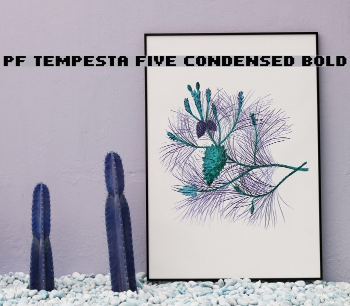 PF Tempesta Five Condensed Bold Font examples