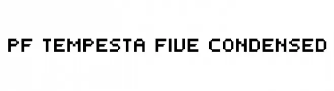 PF Tempesta Five Condensed  Fuentes Gratis Descargar