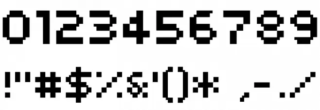 PF Tempesta Five Condensed Fonte OUTROS PERSONAGENS