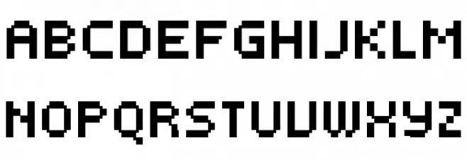PF Tempesta Five Condensed 字体 大写