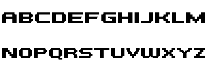PF Tempesta Five Extended Bold Schriftart Kleinbuchstaben