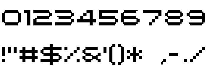 PF Tempesta Five Extended Font OTHER CHARS