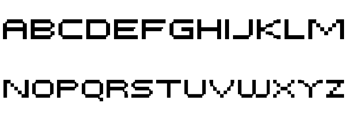 PF Tempesta Five Extended Font LOWERCASE