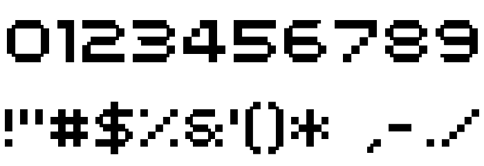 PF Tempesta Five Font OTHER CHARS