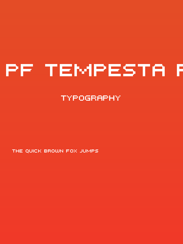PF Tempesta Five Poster