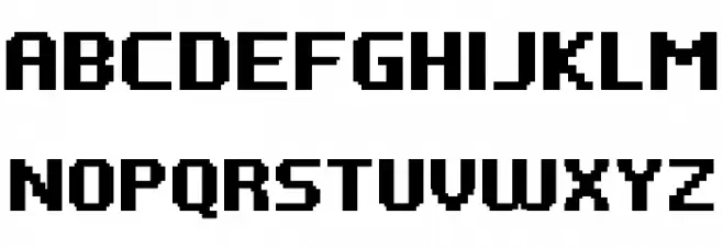 PF Tempesta Seven Bold Schriftart Groß