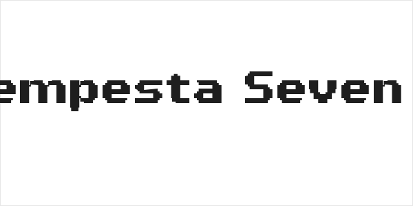 PF Tempesta Seven Bold Logo