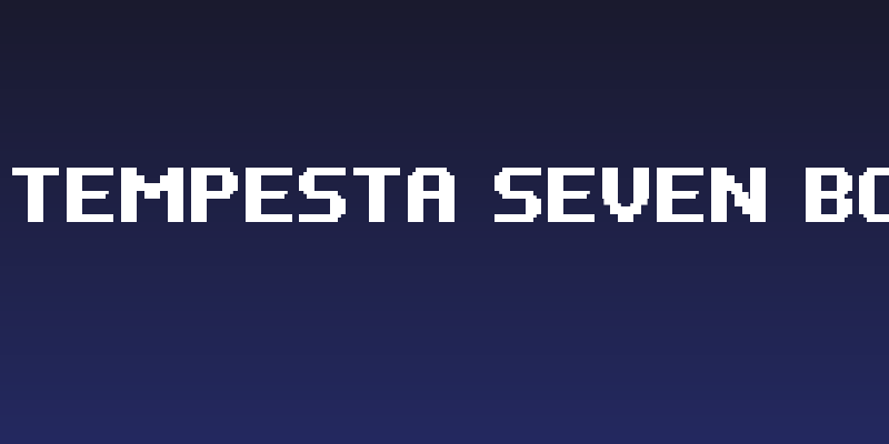 PF Tempesta Seven Bold Social Header