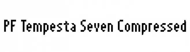 PF Tempesta Seven Compressed  baixar fontes gratis