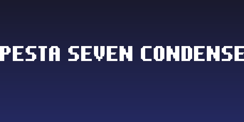 PF Tempesta Seven Condensed Bold Social Header