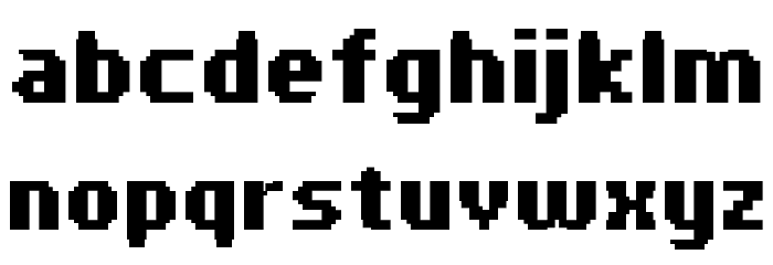 PF Tempesta Seven Condensed Bold Fonte MINÚSCULAS