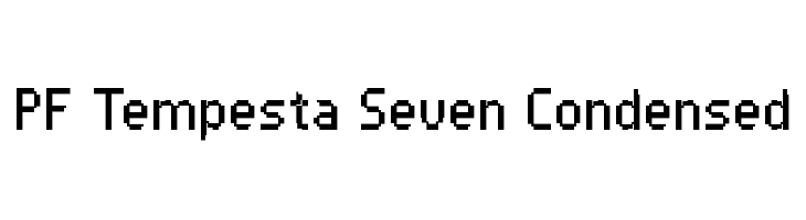 PF Tempesta Seven Condensed  Frei Schriftart Herunterladen