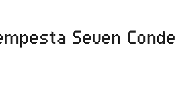 PF Tempesta Seven Condensed Logo