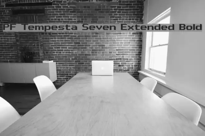 PF Tempesta Seven Extended Bold Polices examples