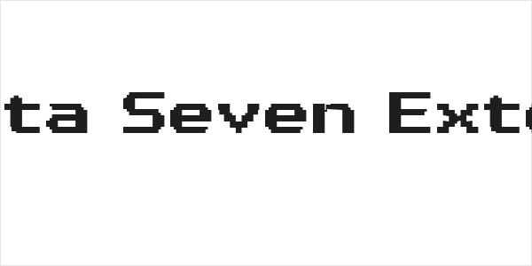 PF Tempesta Seven Extended Bold Logo