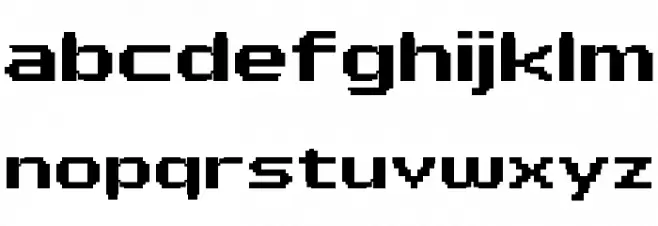PF Tempesta Seven Extended Bold Polices MINUSCULES