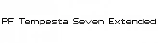 PF Tempesta Seven Extended  Frei Schriftart Herunterladen