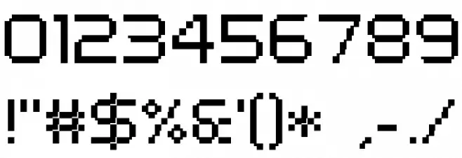 PF Tempesta Seven Extended Font OTHER CHARS