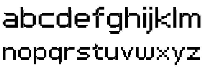 PF Tempesta Seven Font LOWERCASE