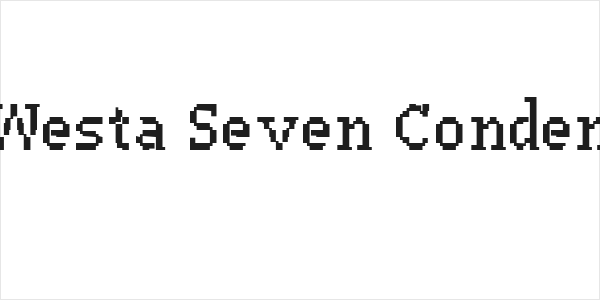 PF Westa Seven Condensed Logo