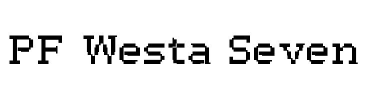 PF Westa Seven  les polices de caractères gratuit tlcharger