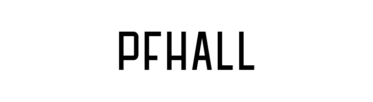 PFHALL Font