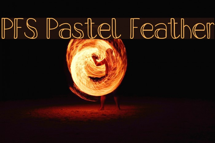 PFS Pastel Feather Font examples